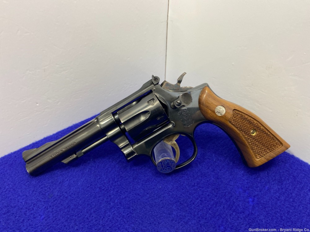 1982 Smith & Wesson 18-4 Blue 4" *K-22 COMBAT MASTERPIECE*Collectible-img-0