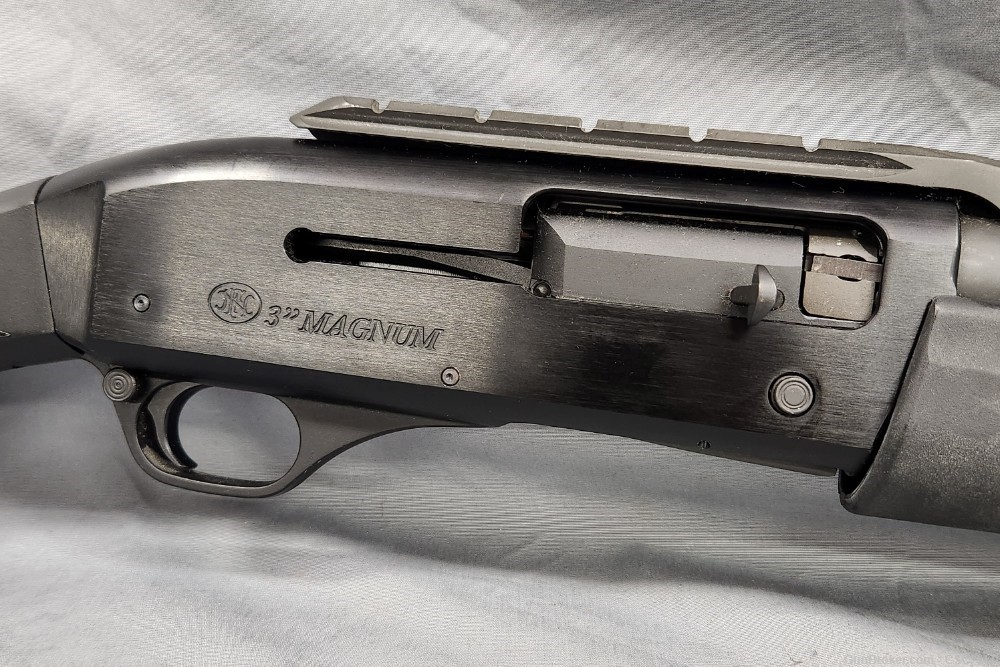 FN SLP shotgun 12 gauge Self Loading Police MKI with sight rail-img-0