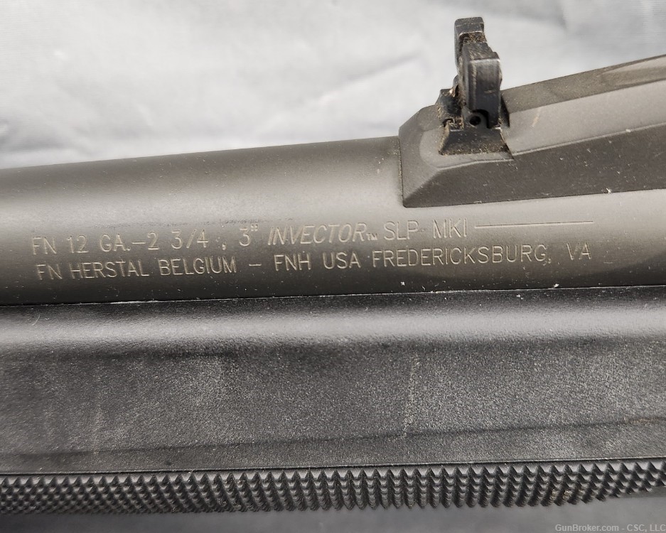 FN SLP shotgun 12 gauge Self Loading Police MKI with sight rail-img-19