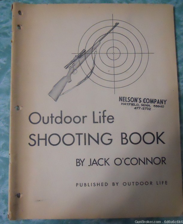 JACK O'CONNOR COLECTABLE - outdoor life shooting book-img-0