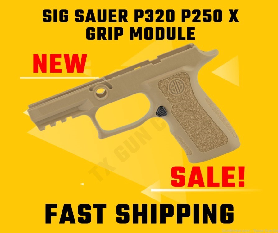 Sig Sauer P320 P250 X Series Grip Module Small GRIP-MODX-C-943-SM-COY - NEW-img-0