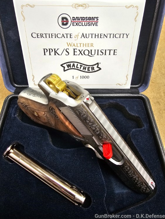 Walther PPK/S Exquiste Exclusive Special S/N/24KT Gold Plating-img-3