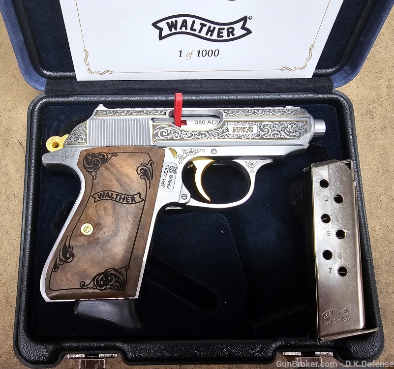 Walther PPK/S Exquiste Exclusive Special S/N/24KT Gold Plating-img-2