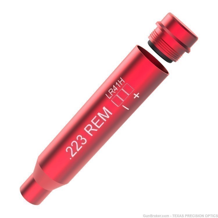 223 REM 5.56 Cartridge 6X Batteries Red Laser BoreSighter -img-2