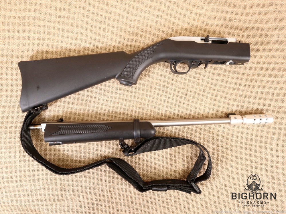 Ruger, 10/22 Takedown .22LR Semi-Auto Rifle with Allen sling & Muzzle Brake-img-29