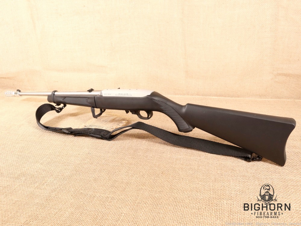Ruger, 10/22 Takedown .22LR Semi-Auto Rifle with Allen sling & Muzzle Brake-img-6