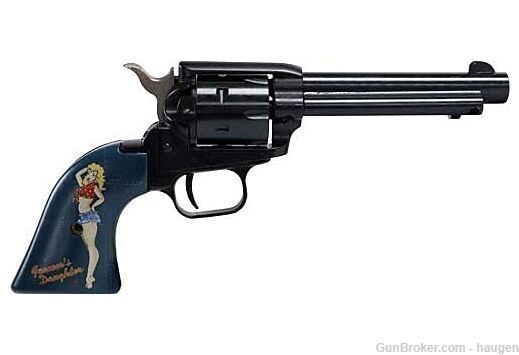 HERITAGE .22LR 4.75" FS BLUE PINUP SERIES FARMERS DAUGHTER-img-0