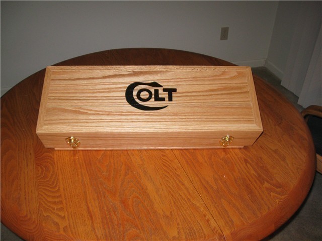 Custom Wood Display, Presentation Case - Colt, Smith-img-7