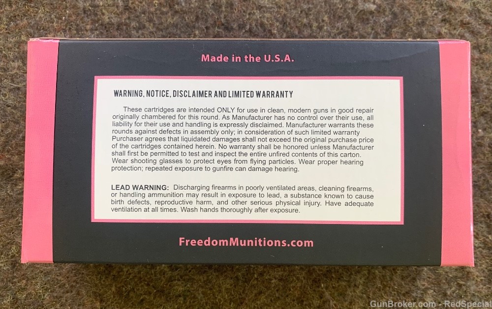 Freedom Munitions .40 S&W ammunition - 350 rds - 165 grain - RNFP - new-img-4