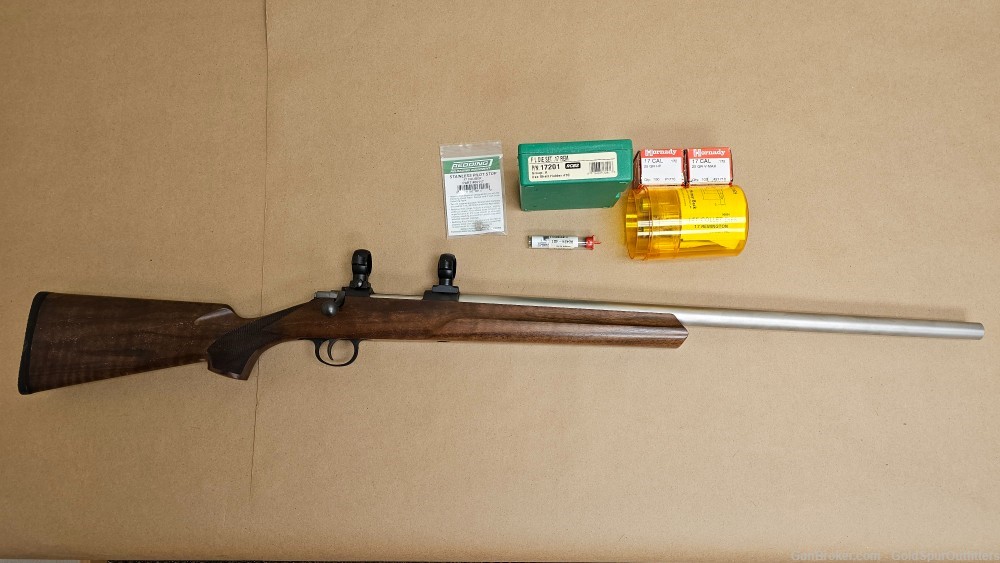 Cooper Arms - Model 21 - 17Rem - With Reloading Equipment - Used-img-0