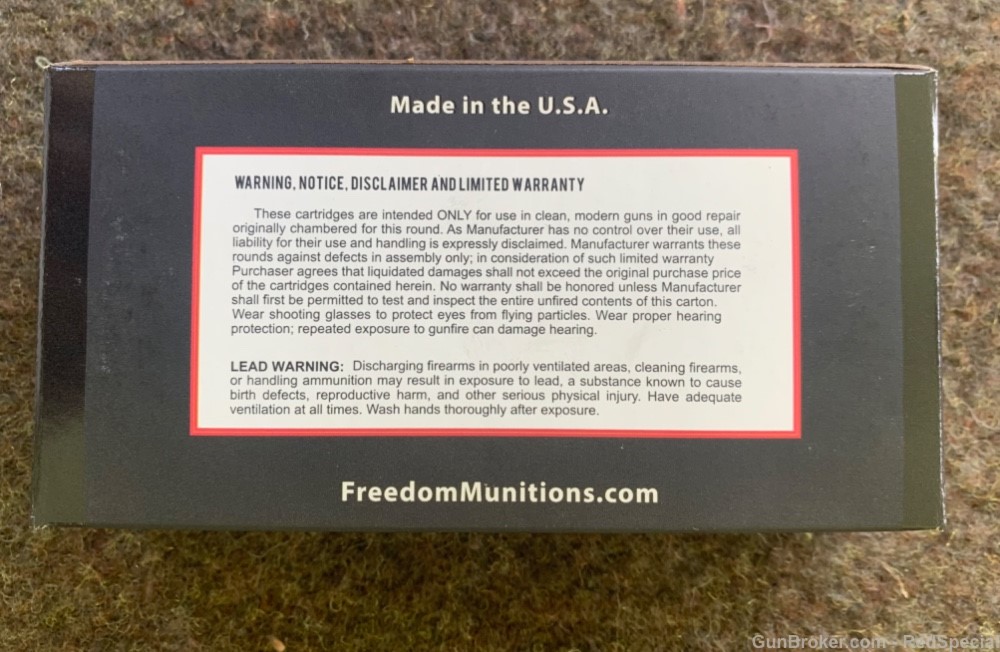Freedom Munitions .380 Auto - 500 rds - NEW - RNFP 100 grain-img-4