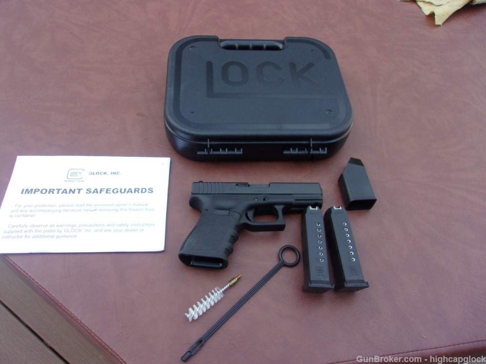 Glock 19 9mm 4" Semi Auto Pistol 99.9% G19 SUPER CLEAN w/ Box $1START-img-21