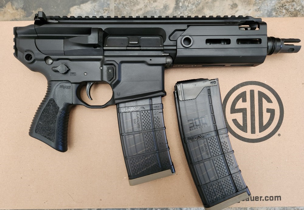 300 BLK Sig Sauer MCX Rattler Semiauto Pistol Blackout AAC -img-0