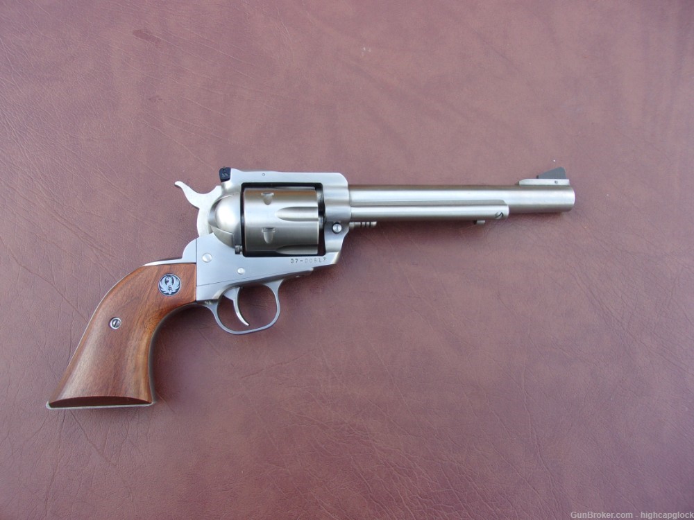 Ruger Blackhawk .357 Mag 6.5" Stainless SA Revolver 99% In Box 1989 $1START-img-2