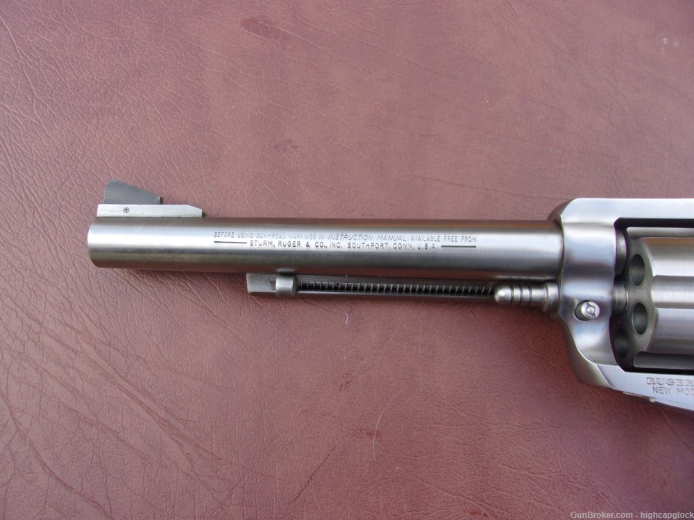 Ruger Blackhawk .357 Mag 6.5" Stainless SA Revolver 99% In Box 1989 $1START-img-9