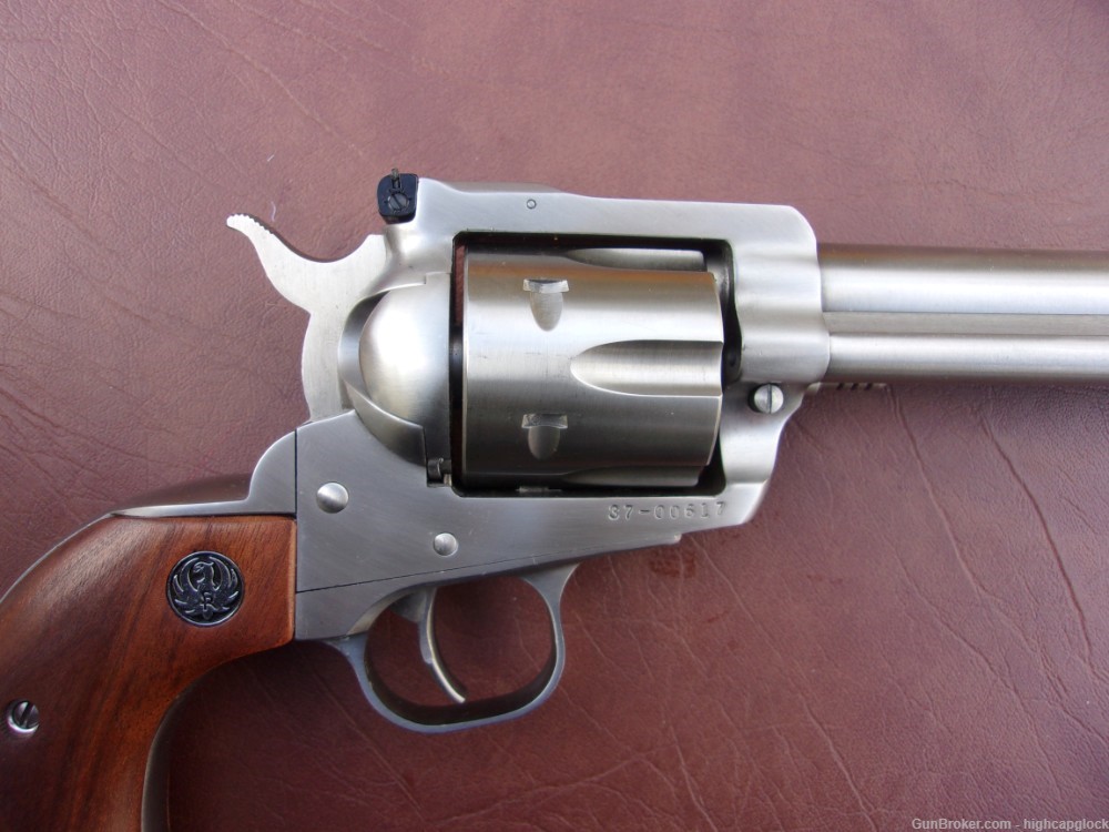 Ruger Blackhawk .357 Mag 6.5" Stainless SA Revolver 99% In Box 1989 $1START-img-4