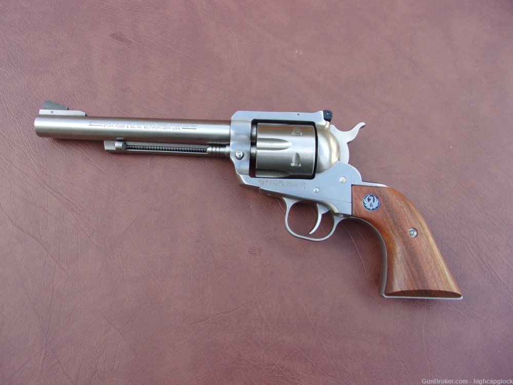 Ruger Blackhawk .357 Mag 6.5" Stainless SA Revolver 99% In Box 1989 $1START-img-6