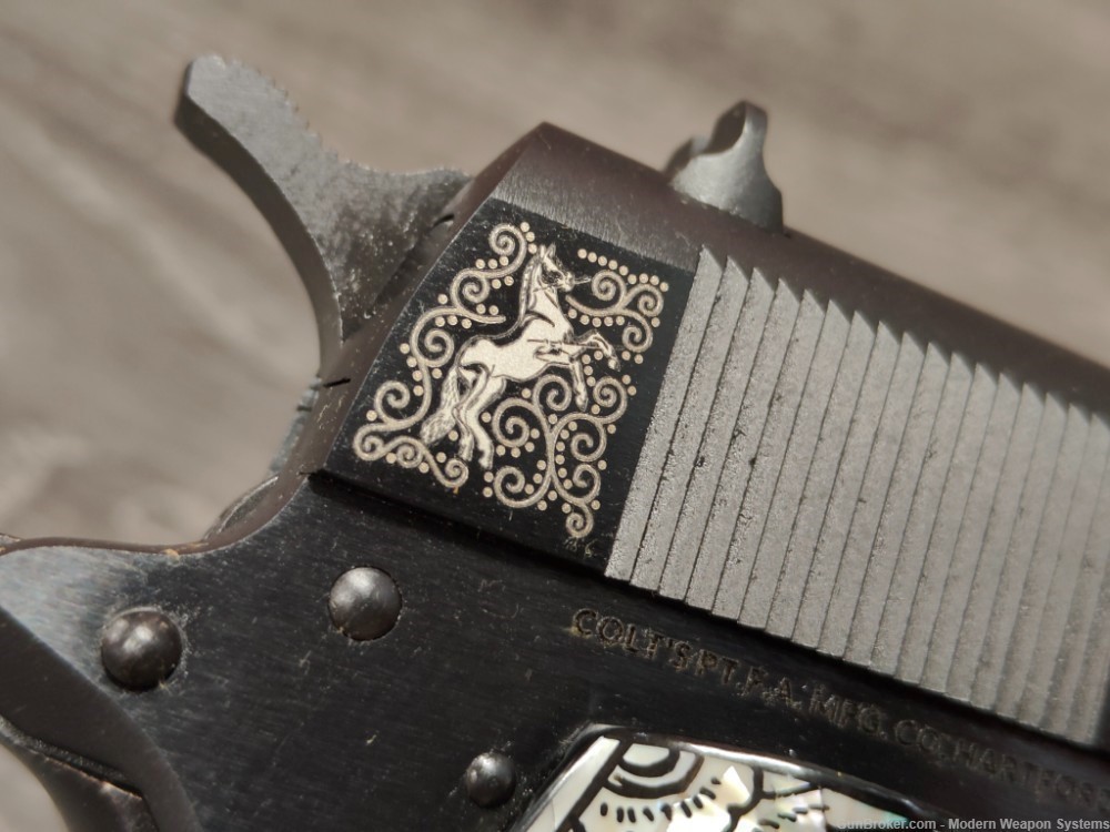 COLT 1911 DAY OF THE DEAD 1.0 O1911C-45 ENGRAVED COLT-img-7