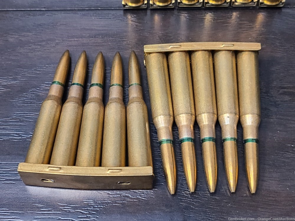 40 Rounds of Chinese 6.5x50mm Japanese Arisaka Ammo w/ Stripper Clips-img-1
