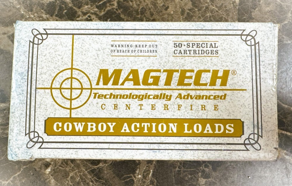 Box of 45 Count Magtech 44-40 Winchester Cowboy Action Loads-img-0