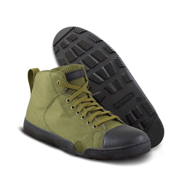 ALTAMA Men Maritime Mid Boots, Color: Olive Drab, Size: 9.5, Width: R-img-0