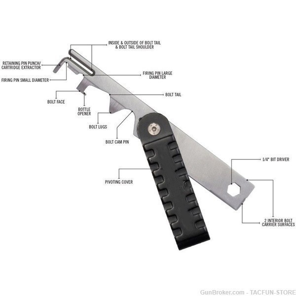 AR15 Scraper Rifle Scraper BCG Carbon Removal Tool-img-0