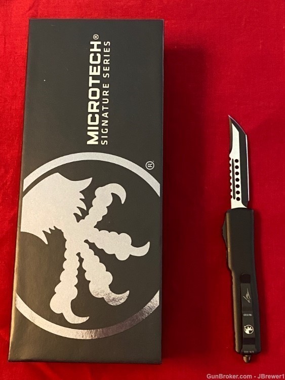 Microtech - Authentic - UTX-70 Hellhound Signature Series Tactical 419-1 TS-img-0