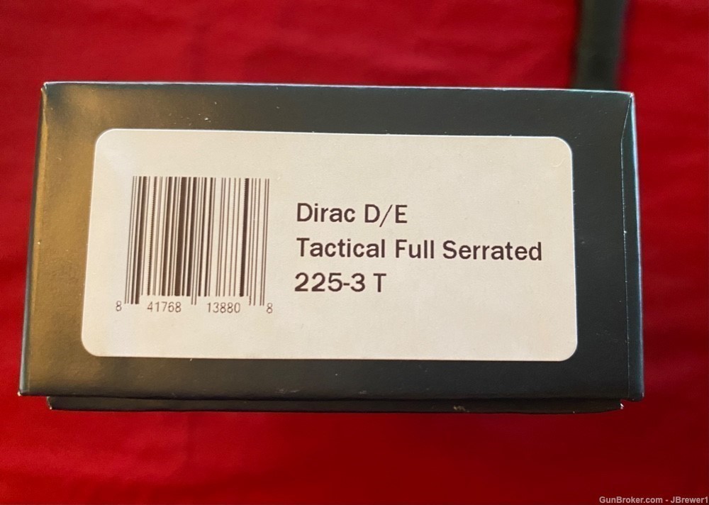 Microtech - Authentic - Dirac D/E Tactical Full Serrated 225-3T-img-6