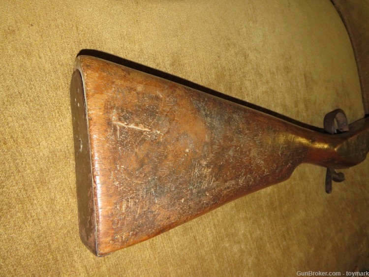ANTIQUE 1840s AMERICAN INDIAN & TRAPPER FUR TRADE PERCUSSION LOCK MUSKET-img-26