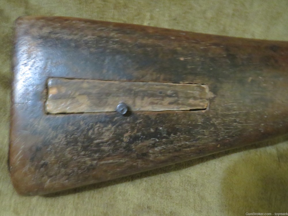 ANTIQUE 1840s AMERICAN INDIAN & TRAPPER FUR TRADE PERCUSSION LOCK MUSKET-img-32