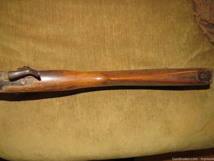 ANTIQUE 1840s AMERICAN INDIAN & TRAPPER FUR TRADE PERCUSSION LOCK MUSKET-img-12