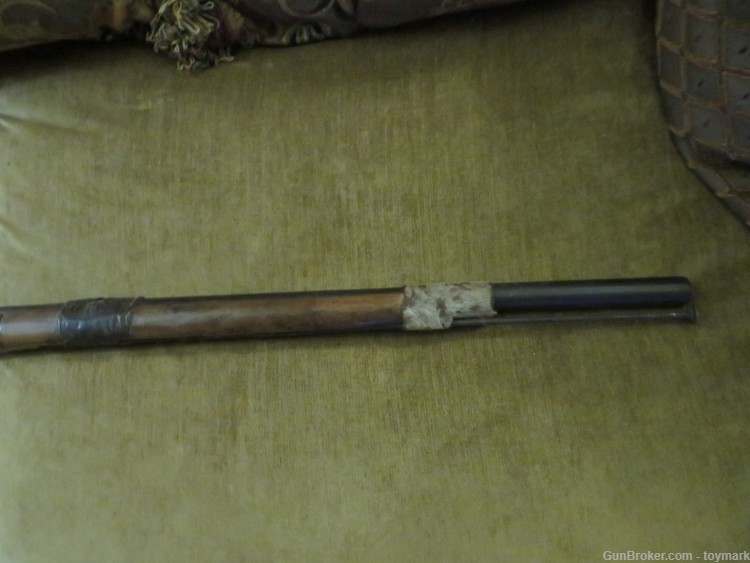 ANTIQUE 1840s AMERICAN INDIAN & TRAPPER FUR TRADE PERCUSSION LOCK MUSKET-img-5