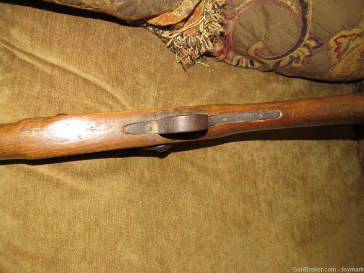 ANTIQUE 1840s AMERICAN INDIAN & TRAPPER FUR TRADE PERCUSSION LOCK MUSKET-img-30