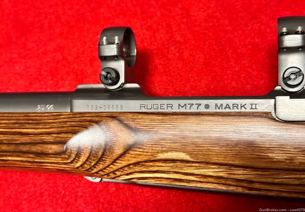 Ruger M77 mark II .25-06 1993 laminate stainless target-img-1