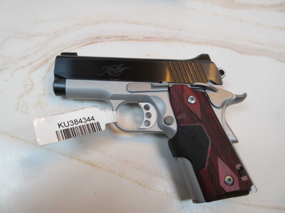Kimber Ultra Carry II .45 ACP Two-Tone with Laser Grips 7+1 3" barrel 1911-img-2