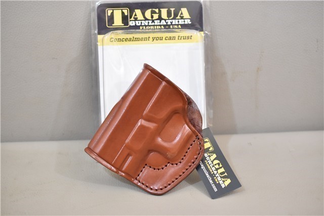 GLOCK MODEL 29 TAGUA LEFT HAND CROSS DRAW OPEN TOP LEATHER HOLSTER-img-0