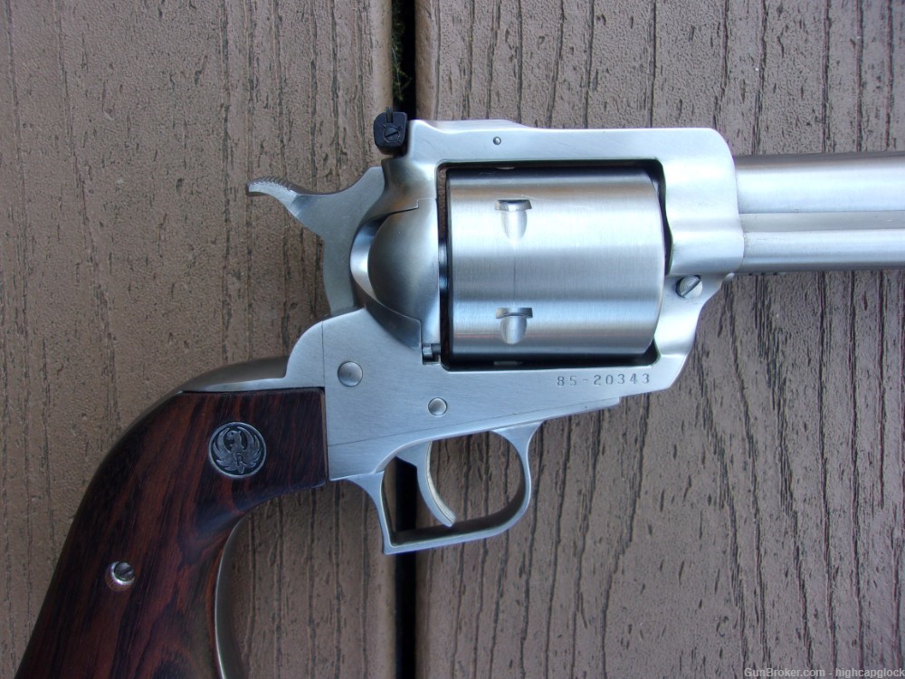 Ruger Super Blackhawk .44 Mag 10.5" Stainless Revolver 1984 SO NICE $1START-img-4