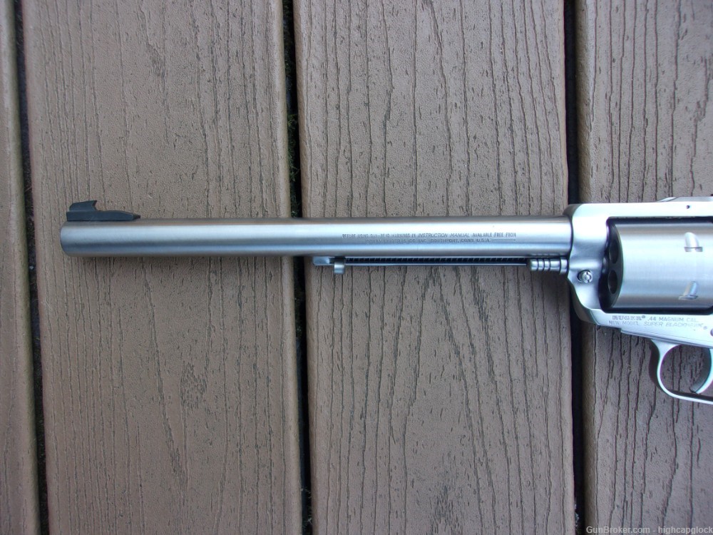 Ruger Super Blackhawk .44 Mag 10.5" Stainless Revolver 1984 SO NICE $1START-img-9