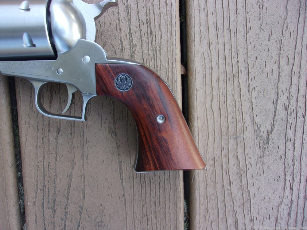 Ruger Super Blackhawk .44 Mag 10.5" Stainless Revolver 1984 SO NICE $1START-img-7