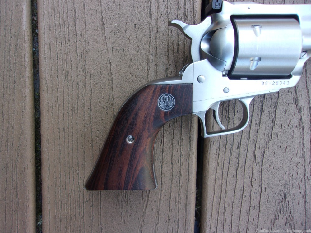 Ruger Super Blackhawk .44 Mag 10.5" Stainless Revolver 1984 SO NICE $1START-img-3