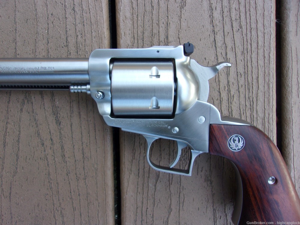 Ruger Super Blackhawk .44 Mag 10.5" Stainless Revolver 1984 SO NICE $1START-img-8