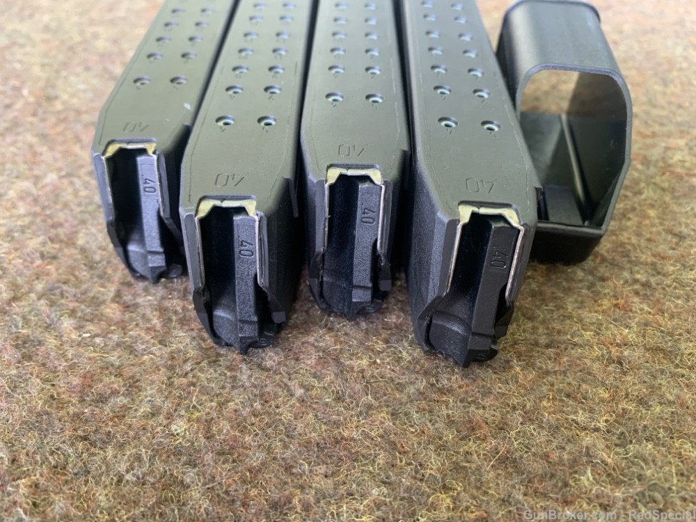 Glock 22 35 22-round magazine - Lot of 4 - .40 cal S&W G22 G35 loader inc.-img-5