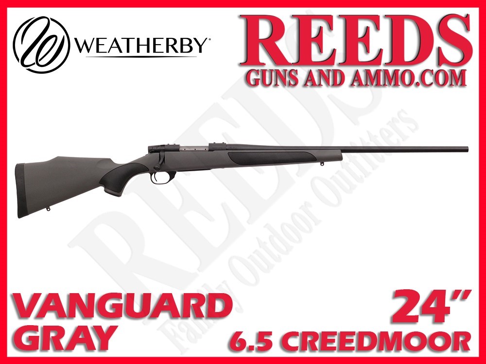 Weatherby Vanguard Synthetic Gray 6.5 Creedmoor 24in VGT65CMR4O-img-0