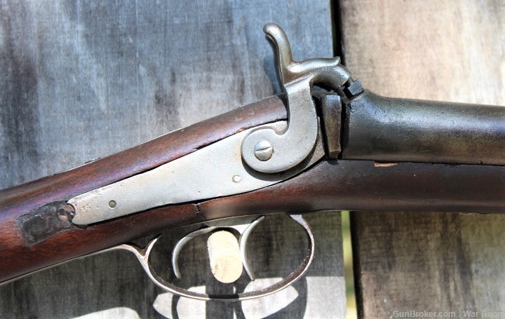 12 Gauge Double Barrel Shotgun 1850's-img-4