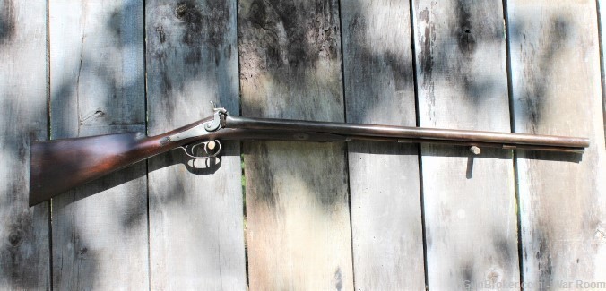 12 Gauge Double Barrel Shotgun 1850's-img-0