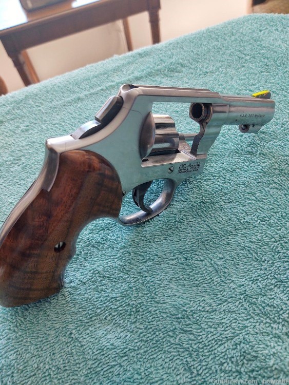 Custom Smith & Wesson 65-6 with Craig Spegel Walnut Grips, New Holster-img-2