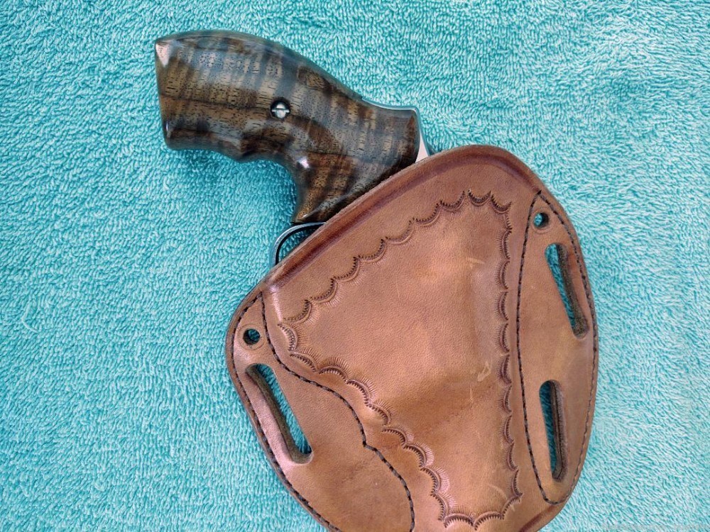 Custom Smith & Wesson 65-6 with Craig Spegel Walnut Grips, New Holster-img-3