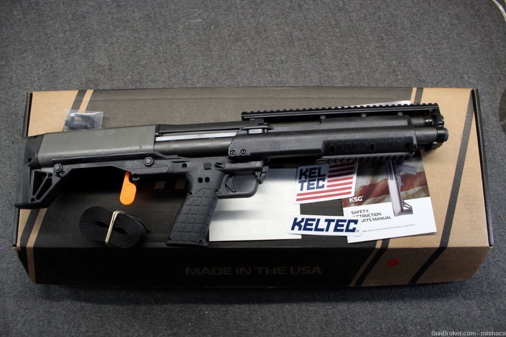 NIB KEL-TEC KSG 12g. Magnum 18"Black 15-shot Compact Bullpup Shotgun KELTEC-img-1