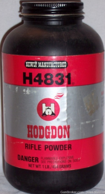 Hodgdon H4831Smokeless Rifle Powder Partial 8 Ounce Can #48311-img-0