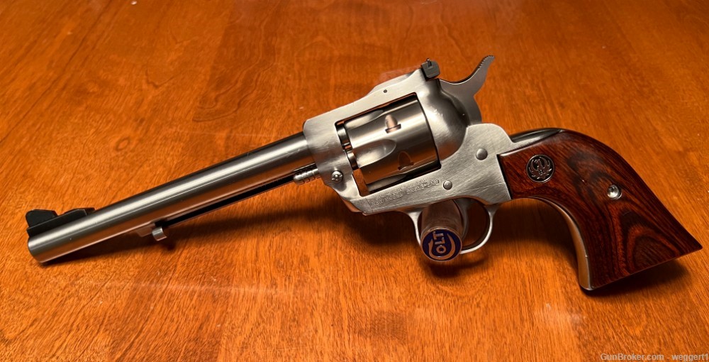 Ruger New Model Single Six Convertible Stainless .22LR/.22Mag Revolver -img-0